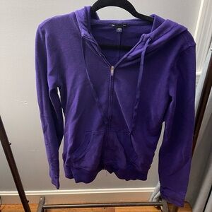 GAP Deep Purple Fleece Hoodie